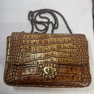 Patricia Nash Lorenza crossbody bag, croc-embossed leather finish